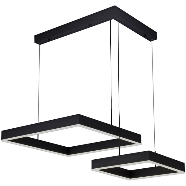 

Подвесной светильник светодиодный с регулировкой цветовой температуры LED4U LED4U L91070-600-400, Черный, LED4U L91070-600-400