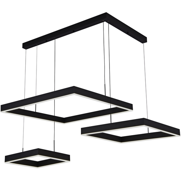 

Подвесной светильник светодиодный с регулировкой цветовой температуры LED4U L91070-800-600-400, Черный, L91070-800-600-400