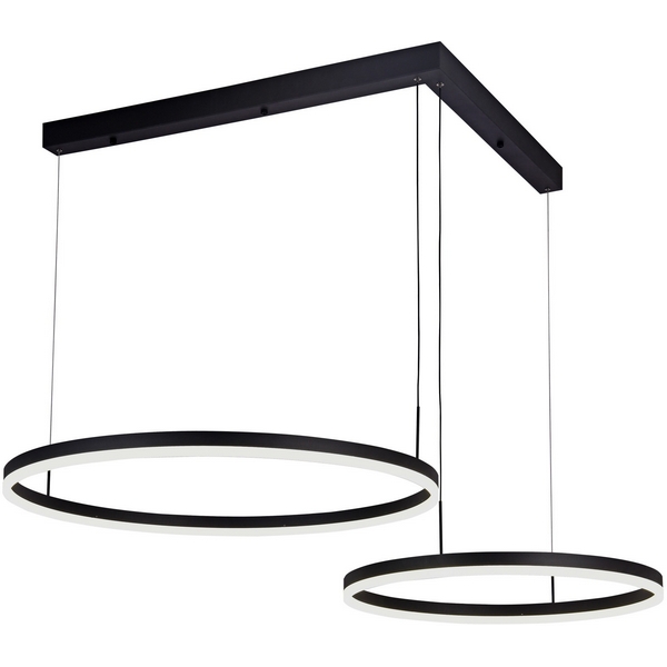 

Подвесной светильник светодиодный с регулировкой цветовой температуры LED4U LED4U L91071-800-600, Черный, LED4U L91071-800-600