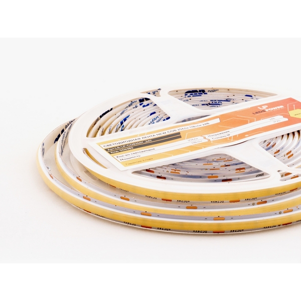 Изображение товара Светодиодная лента LEDS Power 11Вт/м 24В 5м с желтым свечением и широким углом