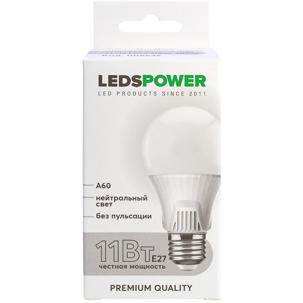 

Лампочка светодиодная E14 6Вт 4000K LEDS POWER 006673 LEDS Power, 006673