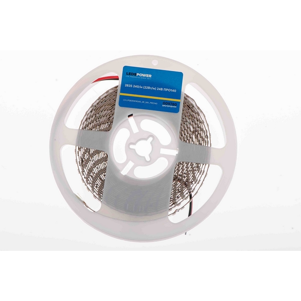 Изображение товара Двухрядная светодиодная лента LEDS Power ПРО140 22 Вт/м 24 В 5 м теплый свет