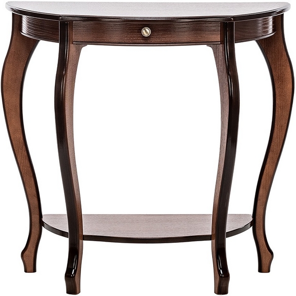 

Консоль с ящиком Leset Элегант Leset 2100519000008 (4 ножки), Орех, 2100519000008