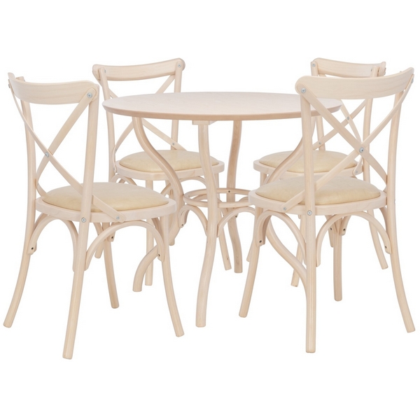 

Набор мебели для кухни Leset Тор круглый + Грид (Белёный дуб) 2500000062629, Бежевый, 2500000062629