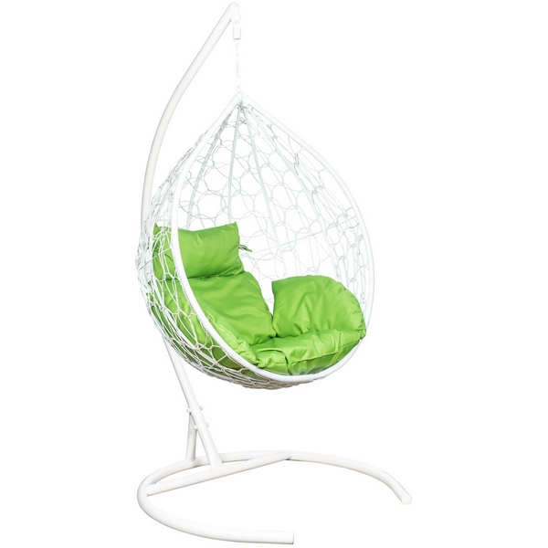 

Подвесное кресло LESET ЭВА 2500000065101 Сталь,Ротанг, Полиэстер, Зеленый, Белый Leset, 2500000065101