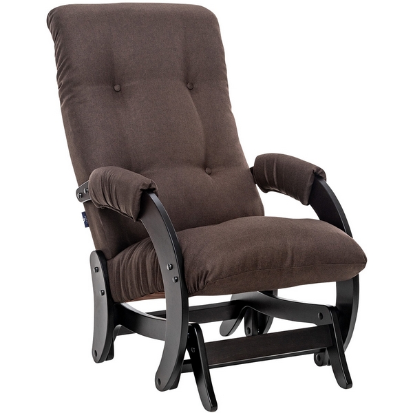 Кресло-качалка Модель 68 (Leset Футура) Венге текстура, ткань Malmo 28 () 2500000177491