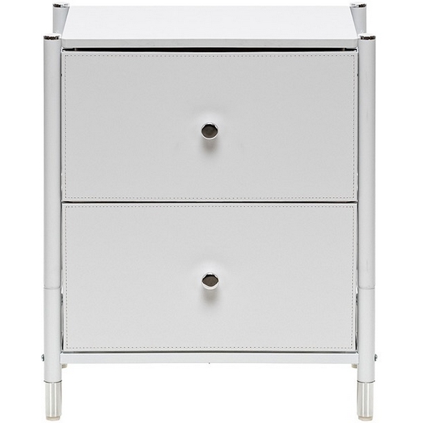 

Комод Leset Нирита/Хайди, 2 ящика, Белый (Сталь,Экокожа/Белый) арт.2500000209635, Нирита 2500000209635