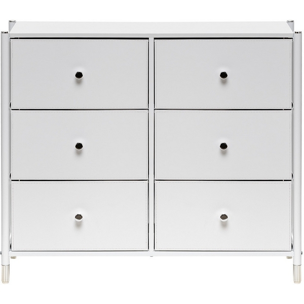 

Комод Leset Нирита/Хайди, 6 ящиков, Белый (Сталь,Экокожа/Белый) арт.2500000209734, Нирита 2500000209734