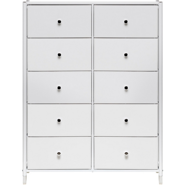 Изображение товара Комод Leset Нирита Хайди 10 ящиков современный стиль белый