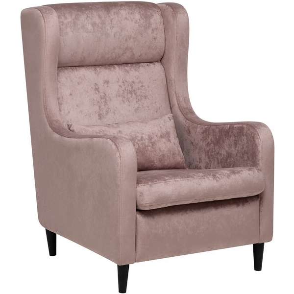 Изображение товара Кресло Leset Хилтон с велюровой обивкой в розовом цвете