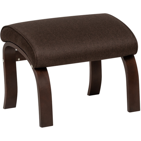 Изображение товара Пуф Leset Универсальный с кантом, фанера, шпон, рогожка, коричневый