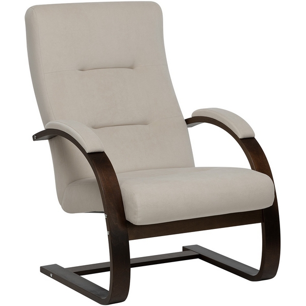 Изображение товара Кресло Leset Монэ в бежевом цвете с велюровой обивкой