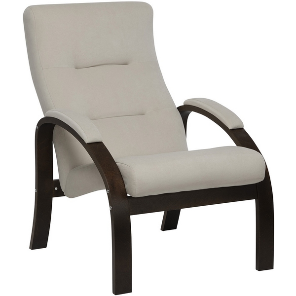 

Кресло Leset Лион 4687206966628 Фанера,Береза,Шпон, Велюр, Бежевый, Орех, 4687206966628