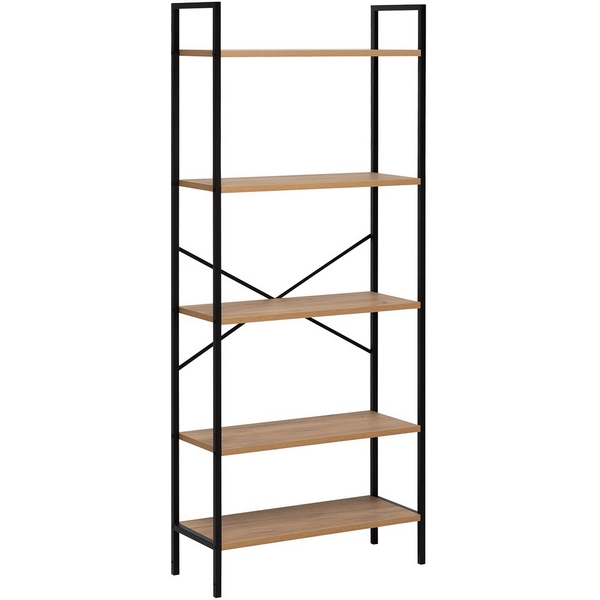 

Стеллаж Leset Стилвуд 25 широкий, 5 полок 4687207095464 Металл, Черный, 4687207095464