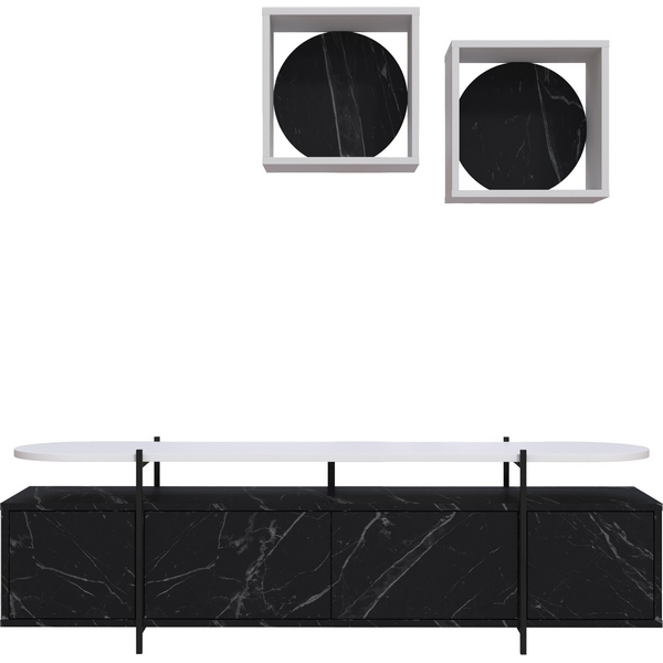 

ТВ тумба HANLEY TV UNIT (Дерево/Белый) LEVE, HANLEY LEV00534