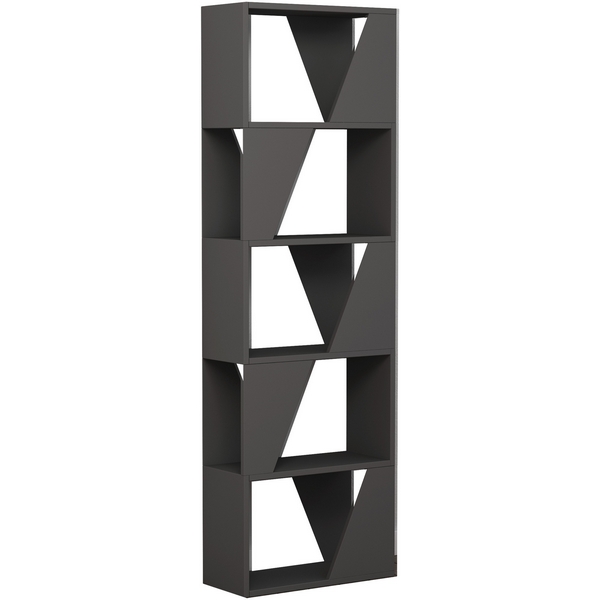 

Стеллаж Прямые FRAME BOOKCASE (ЛДСП/Темно-серый) LEVE, Frame LEV00571