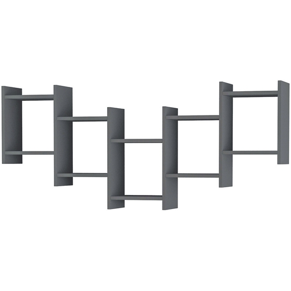 

Полка Фигурная BAT SHELF (Дерево/Темно-серый) LEVE, Bat LEV00891