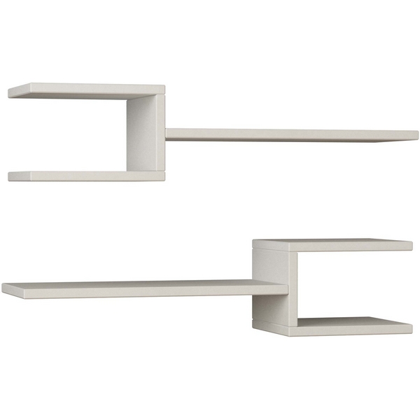

Полка прямая FORK SHELF SET LEVE (ЛДСП/Белый) арт.LEV00894, FORK LEV00894