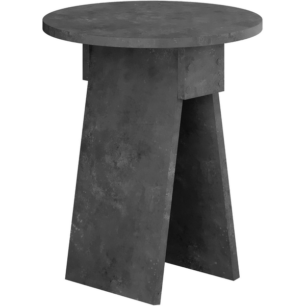 

Стол журнальный CHEN COFFEE TABLE LEVE LEV01103 (круглая столешница, 2 ножки), Темно-серый, CHEN LEV01103