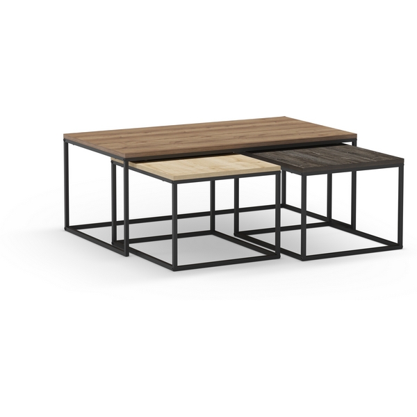 

Стол журнальный CAMELIA COFFEE TABLE LEVE LEV01133 (прямоугольная столешница), Светлое дерево;темное дерево, Camelia LEV01133