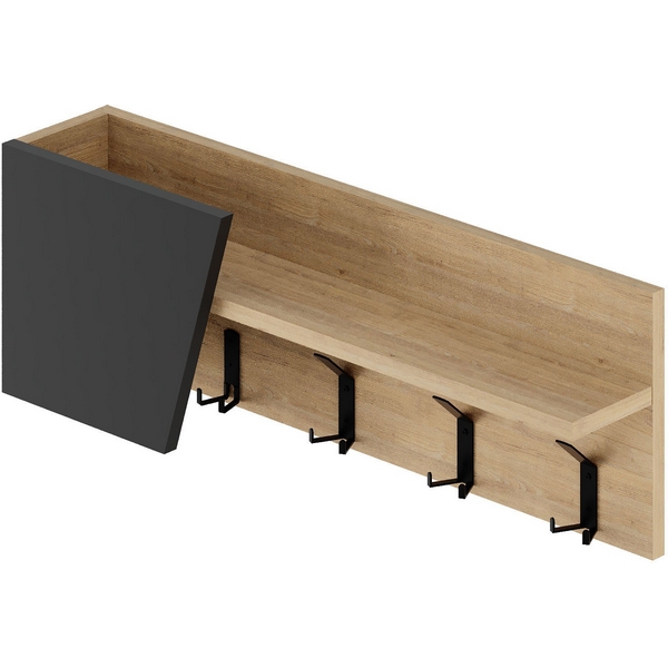 

Вешалка для одежды ELEVA HANGER LEVE (ЛДСП/Дуб) арт.LEV01144, ELEVA LEV01144