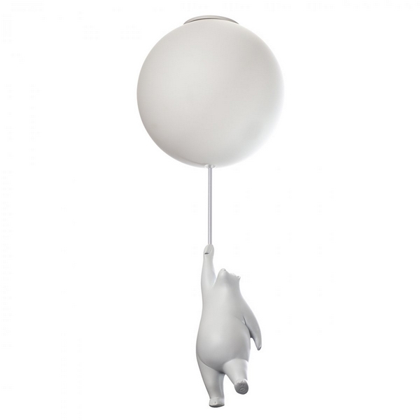 

Подвесной светильник для детской Loft It Teddy 10030M в форме шара, Белый, Teddy 10030M