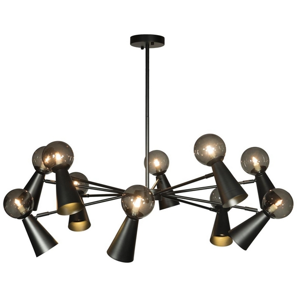 

Потолочная люстра 10046/10 Loft It Halley Black, Halley 10046/10 Black
