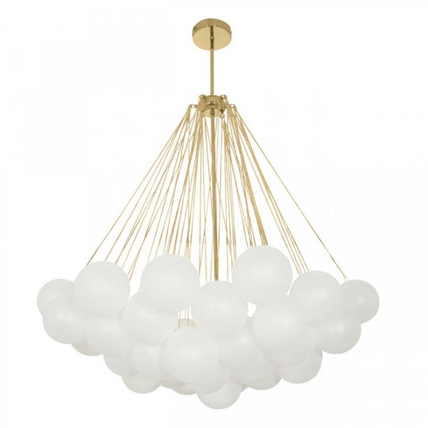 

Потолочная люстра на штанге Loft It Dream 10129/1000 Gold шарики, Белый, Dream 10129/1000 Gold