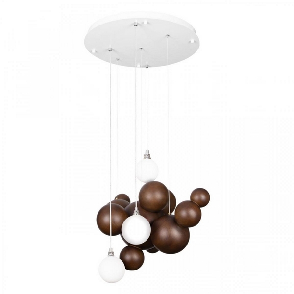 

Подвесной светодиодный светильник Loft It Ginger 10161 Dark wood, Коричневый, Ginger 10161 Dark wood