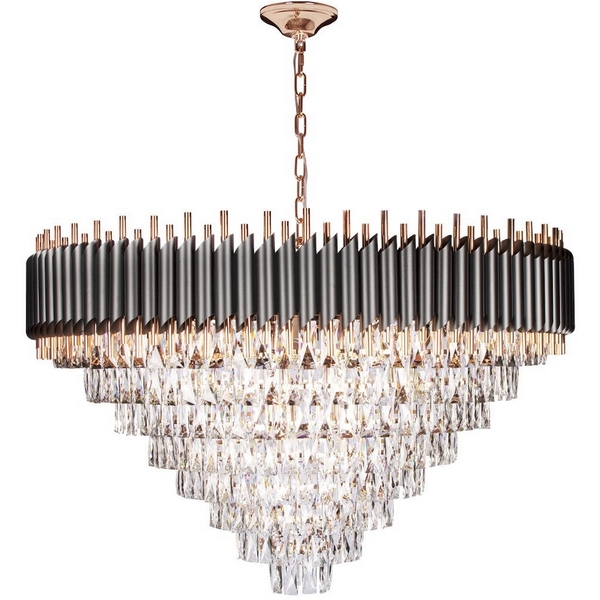 

Подвесная каскадная люстра хрусталь Loft It Eclair 10206/1000, Прозрачный, Eclair 10206/1000