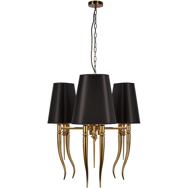 

Подвесная люстра Loft It Brunilde 10207/6 Gold, Черный, Brunilde 10207/6 Gold