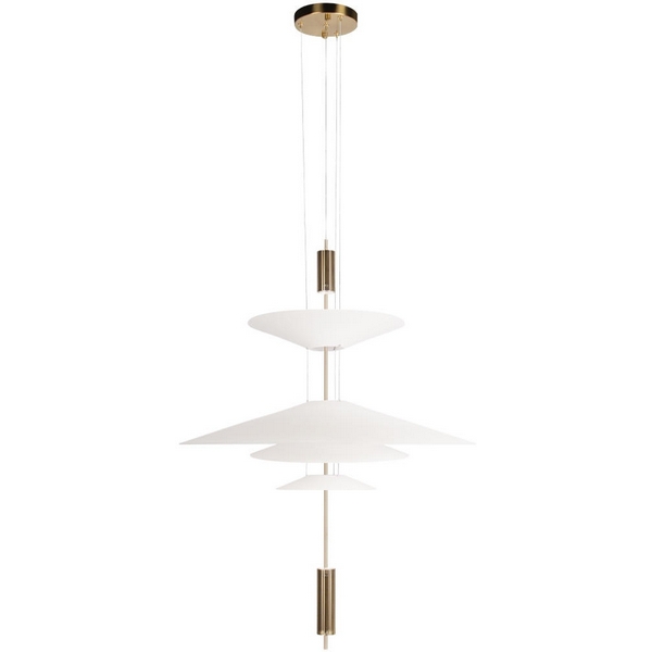 

Подвесной светильник Loft It Skylar 10244/C Brass, Белый, Skylar 10244/C Brass
