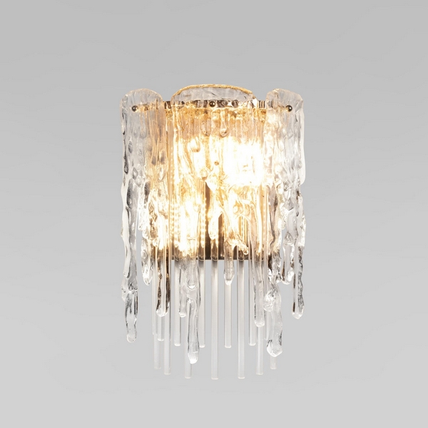 

Бра хрусталь Loft It Florida 10298W French gold, Прозрачный, Florida 10298W French gold