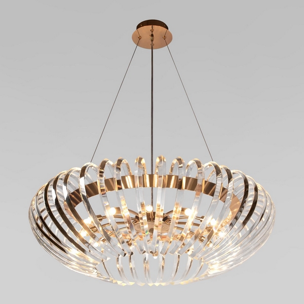 

Подвесная люстра Loft It Dakota 10300/800 French gold, Прозрачный, Dakota 10300/800 French gold