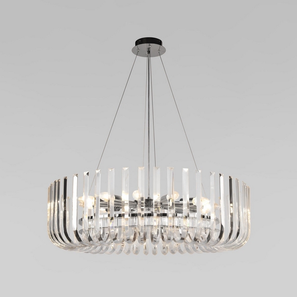 

Подвесная люстра хрусталь Loft It Dakota 10300/800 Nickel, Прозрачный, Dakota 10300/800 Nickel