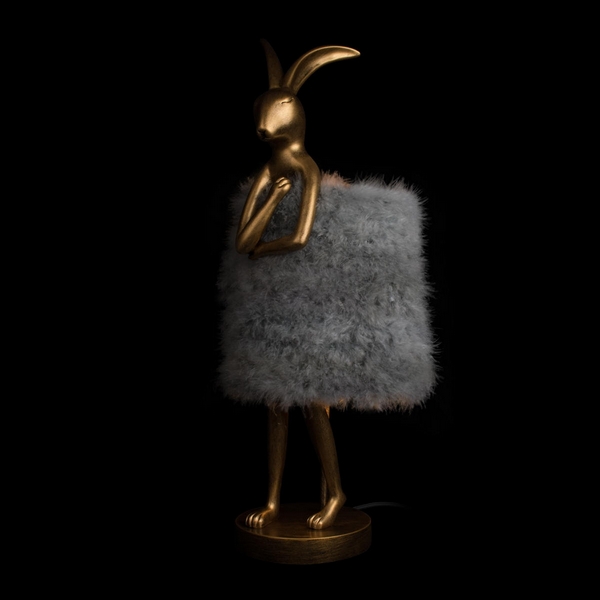 

Настольная лампа Loft It Lapine 10315/B Grey fluff с животными, Серый, Lapine 10315/B Grey fluff