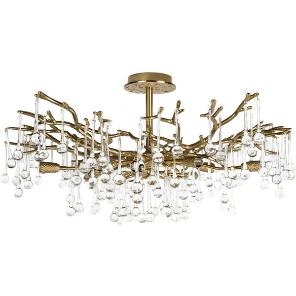 

Потолочная люстра на штанге Loft It Coral 10351/800C AB форма ветки, Бронза, Coral 10351/800C AB