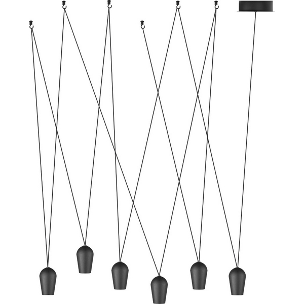 

Подвесной светильник Loft It Blackout 10357/6, Черный, Blackout 10357/6