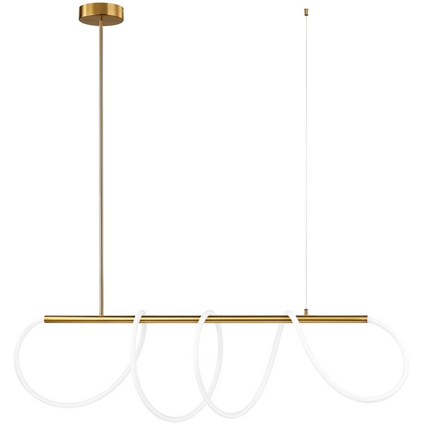 

Потолочная люстра на штанге светодиодная с гибким неоном Loft It Thread 10388P/A Brass, Белый, Thread 10388P/A Brass
