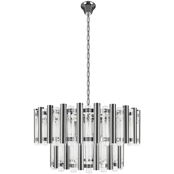 

Подвесная люстра каскадная Loft It Boucle 10438/8, Никель, Boucle 10438/8