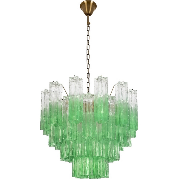 Изображение товара Подвесная люстра Loft It Murano 10580/600 с зелёным стеклом в стиле Арт-Деко