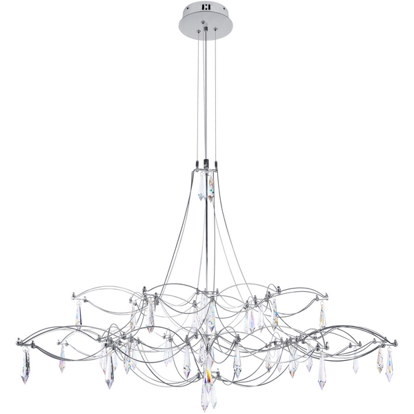 Изображение товара Подвесная люстра Loft It Mira 10590/1000 с хрусталем и LED освещением Изображение товара Подвесная люстра Loft It Mira 10590/1000 с хрусталем и LED освещением