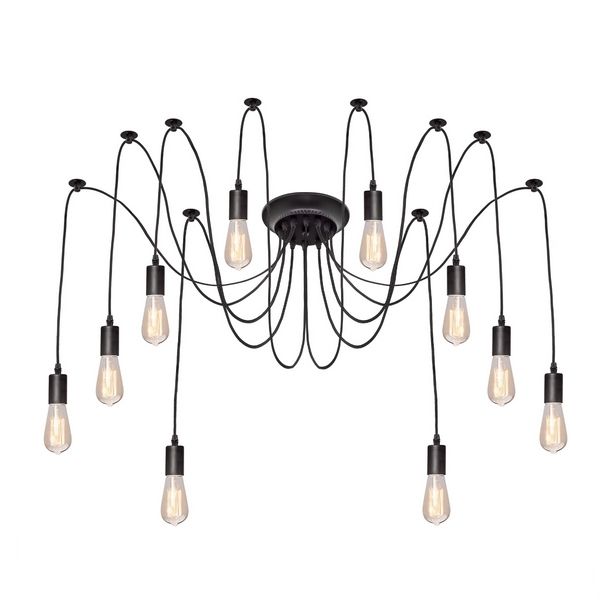 

Каскадный подвесной светильник паук Loft It LOFT1162 LOFT1162/10, Черный, LOFT1162 LOFT1162/10