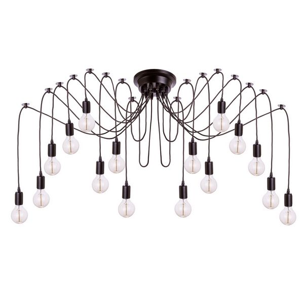 

Потолочная люстра паук Loft It SPIDER LOFT1162/16, Черный, SPIDER LOFT1162/16