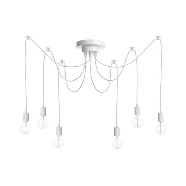 

Потолочная люстра паук Loft It SPIDER LOFT1162W/6, Белый, SPIDER LOFT1162W/6
