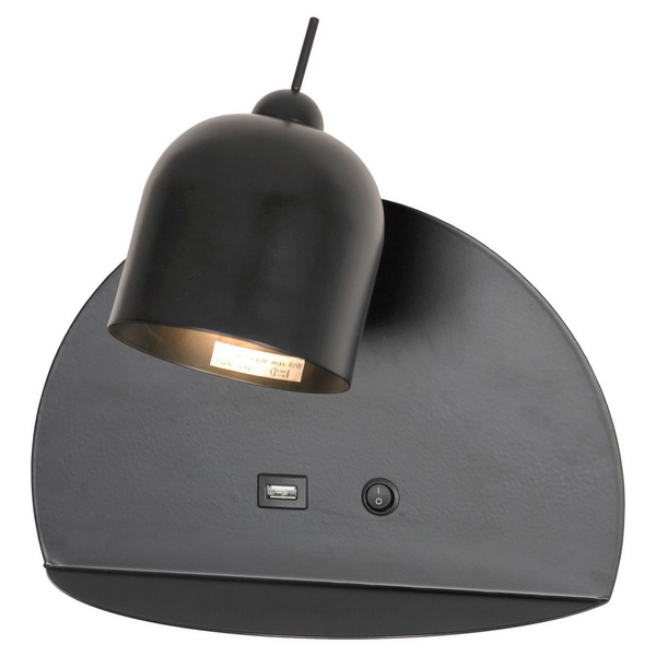 

Бра с выключателем и USB-портом LGO Cozy LSP-8232V, Черный, Cozy LSP-8232V