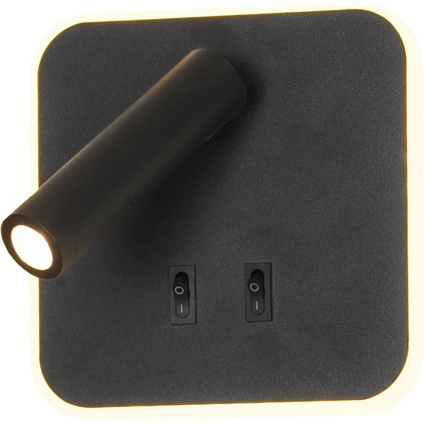

Бра светодиодное с выключаетелем Lussole LGO Cozy LSP-8238, Черный, Cozy LSP-8238