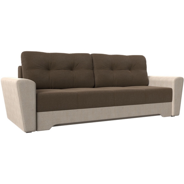 

Диван прямой Амстердам (основа рогожка коричневая, компаньон рогожка бежевая) Лига Диванов 100039, Бежевый;коричневый, Амстердам 100039