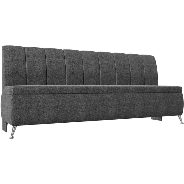 

Кухонный прямой диван Кантри (рогожка серая) Лига Диванов 100153, Серый, Кантри 100153