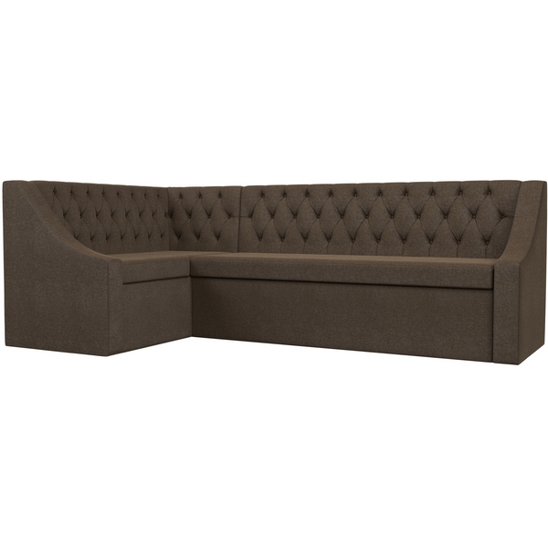 

Кухонный угловой диван Мерлин левый (рогожка коричневая) Лига Диванов 100456L, Коричневый, Мерлин 100456L